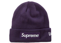 Supreme New Era Box Logo Beanie (FW23) Dark Purple