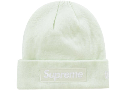 Supreme New Era Box Logo Beanie (FW23) Light Green - authentic Supreme product