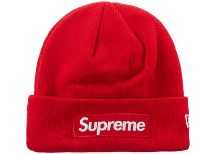 Supreme New Era Box Logo Beanie (FW23) Red - authentic Supreme product