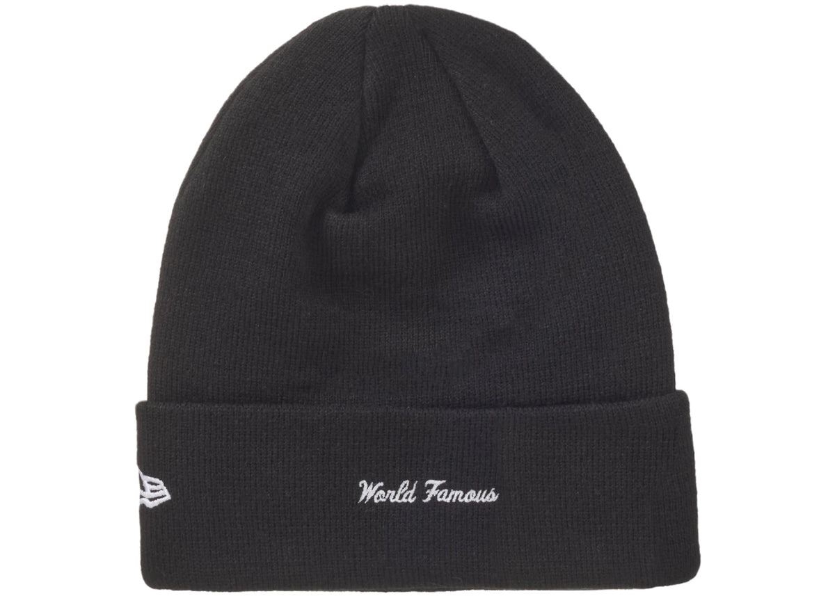 Supreme New Era Box Logo Beanie (FW24) Black - vue secondaire A