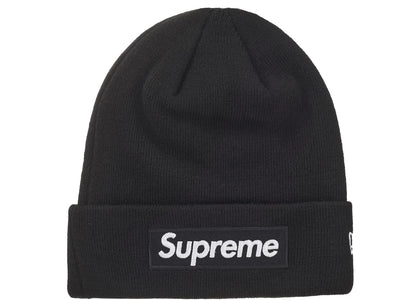 Supreme New Era Box Logo Beanie (FW24) Black - authentic Supreme product