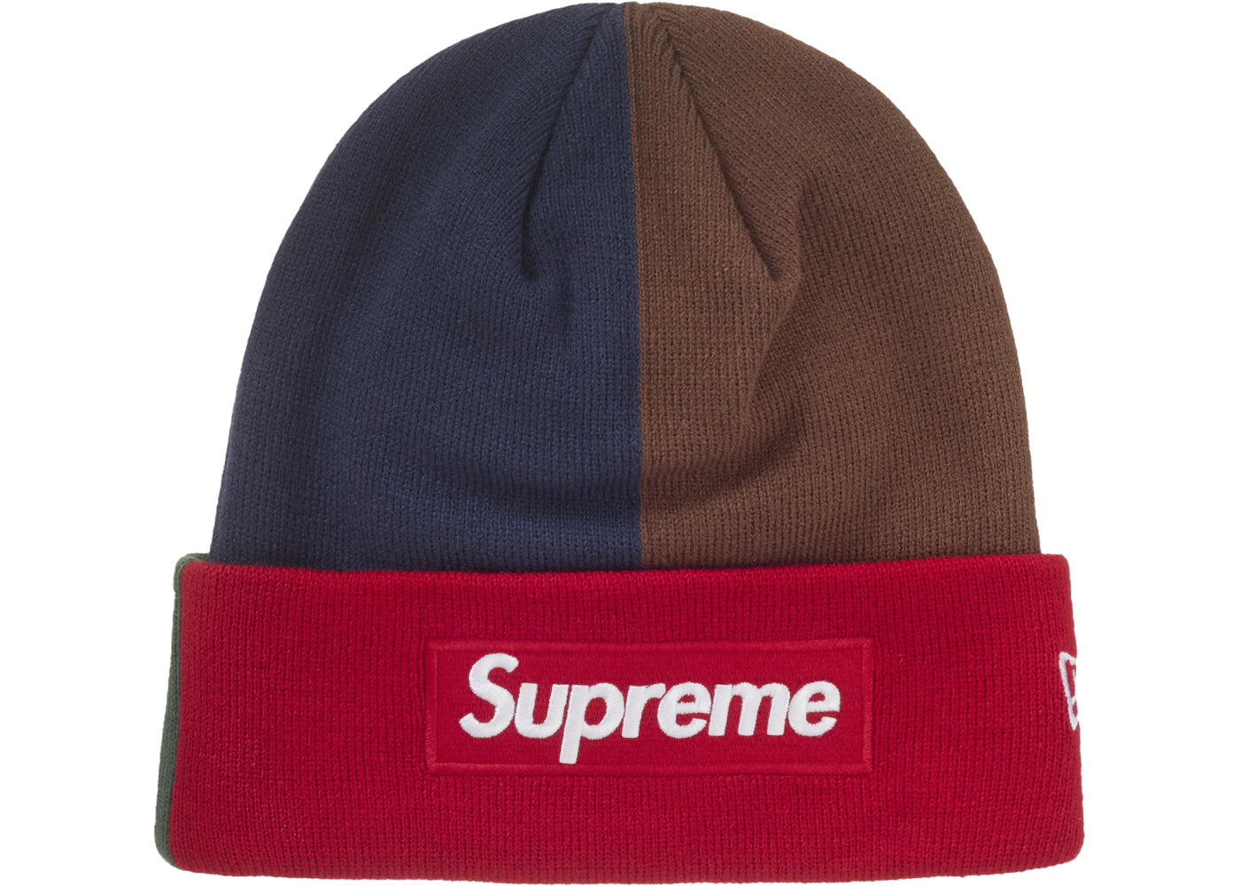 Supreme New Era Box Logo Beanie (FW24) Multicolor - vue 360