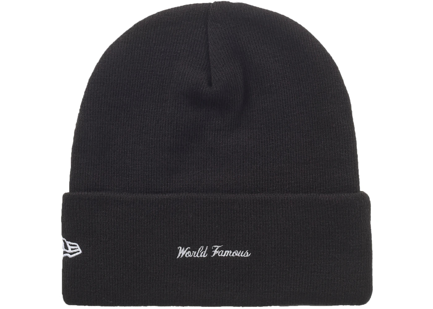 Supreme New Era Box Logo Beanie (FW25) Black - vue secondaire B