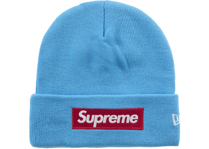Supreme New Era Box Logo Beanie (FW25) Cyan - product view 2