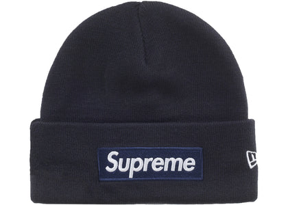 Supreme New Era Box Logo Beanie (FW25) Navy - product view 2