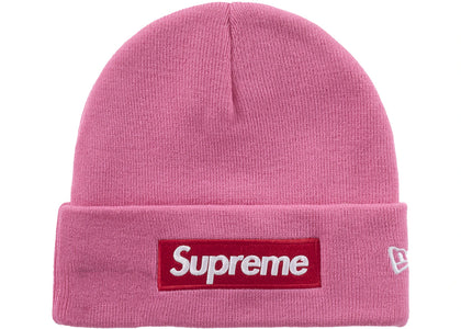 Supreme New Era Box Logo Beanie (FW25) Magenta - authentic Supreme product