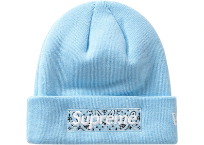 Supreme New Era Box Logo Beanie (FW19) Light Blue - authentic Supreme product