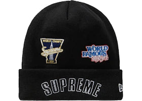 Supreme New Era Championship Beanie Black