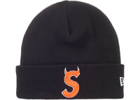 Supreme New Era Devil S Logo Beanie Black