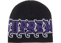 Supreme New Era Outline Beanie Black