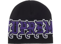 Supreme New Era Outline Beanie Black