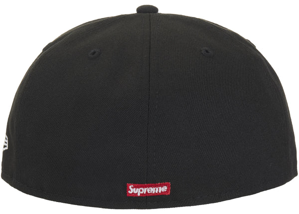 Supreme New Era Reaper S Logo 59Fifty Fitted Hat Black