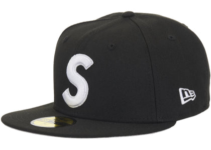Supreme New Era Reaper S Logo 59Fifty Fitted Hat Black - authentic Supreme product