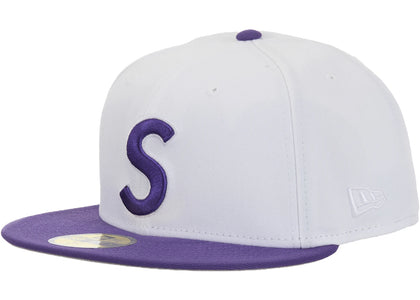 Supreme New Era Reaper S Logo 59Fifty Fitted Hat White - authentic Supreme product
