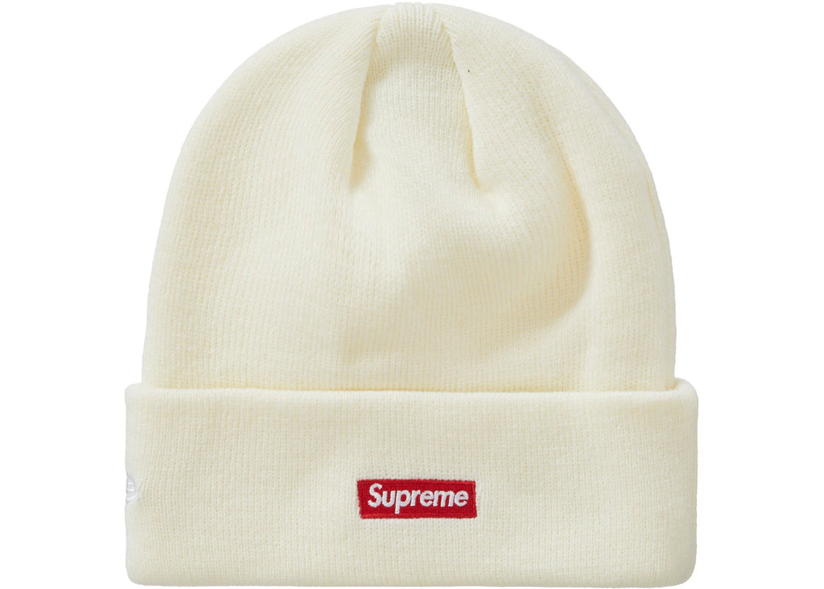 Supreme New Era S Logo Beanie (FW22) Natural - vue secondaire B
