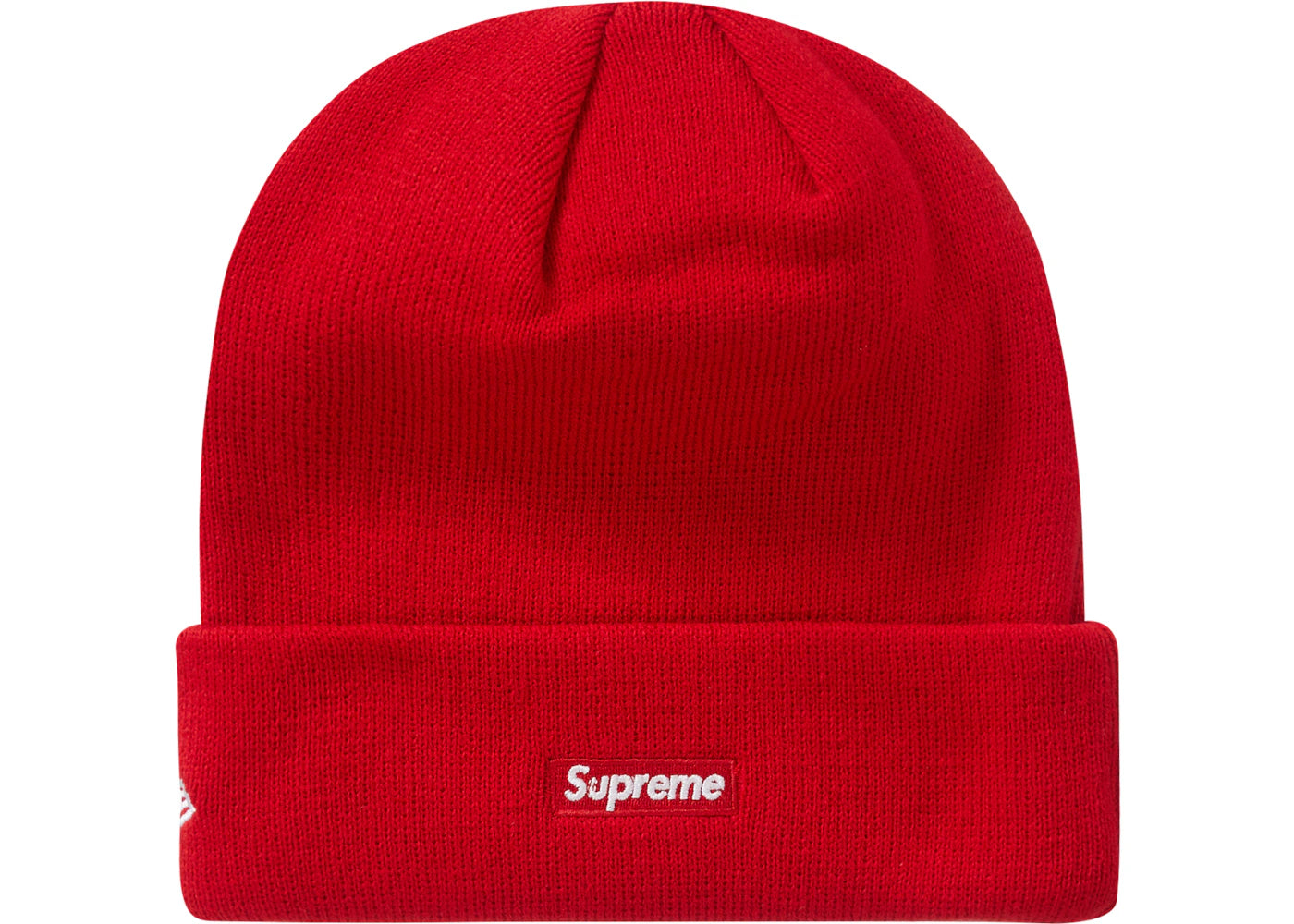 Supreme New Era S Logo Beanie (FW22) Red - vue secondaire B