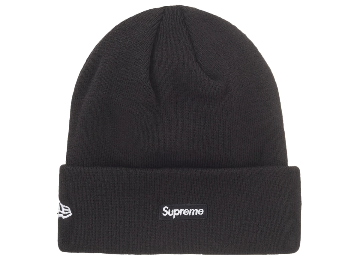 Supreme New Era S Logo Beanie (FW24) Black - vue secondaire A