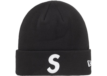 Supreme New Era S Logo Beanie (FW24) Black - authentic Supreme product