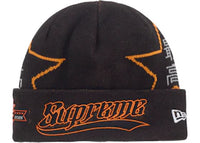 Supreme New Era Stars Beanie Black