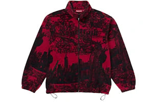 Supreme New York Fleece Jacket Red