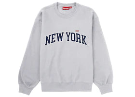 Supreme New York Shop Small Box Crewneck Ash Grey - vue 360