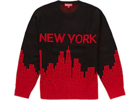 Supreme New York Sweater Black - vue 360