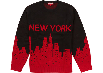 Supreme New York Sweater Black - apparel view 2