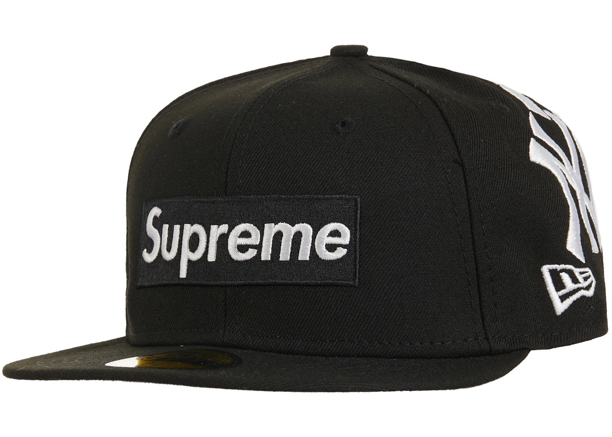 Supreme New York Yankees Box Logo New Era Black - vue 360