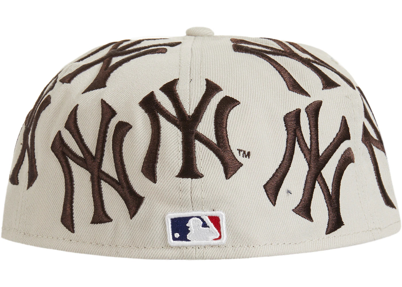 Supreme New York Yankees Box Logo New Era Tan - vue secondaire B