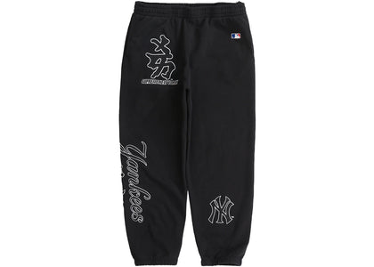 Supreme New York Yankees Kanji Sweatpant Black - product view 2