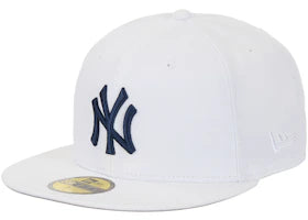 Supreme New York Yankees New Era 59Fifty Fitted Hat White - authentic Supreme product
