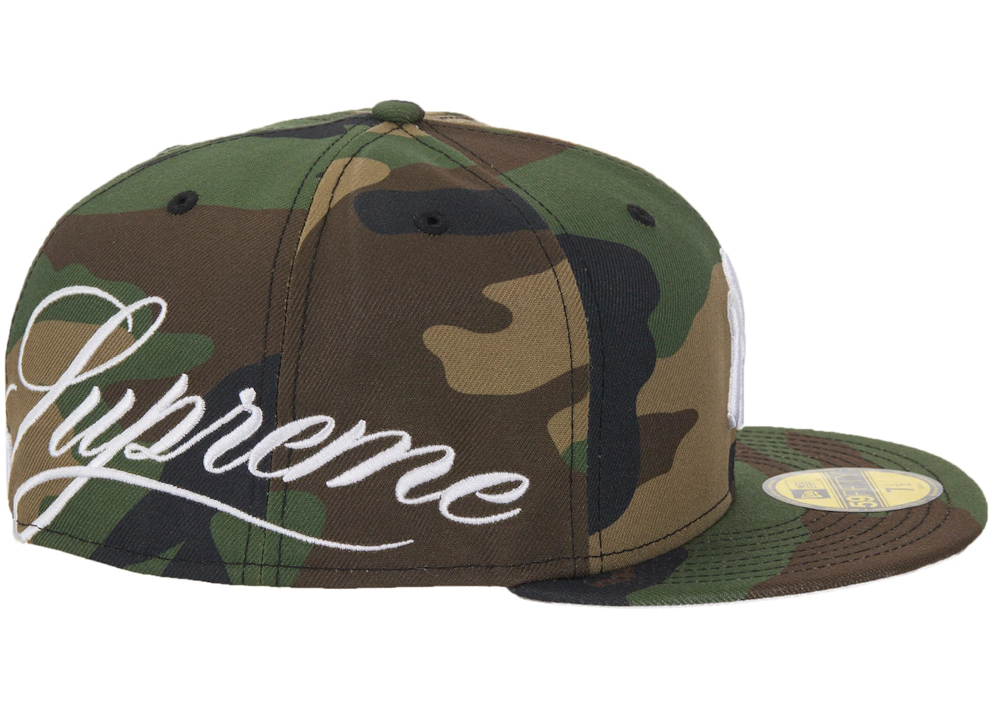 Supreme New York Yankees New Era 59Fifty Fitted Hat Woodland Camo - vue secondaire A