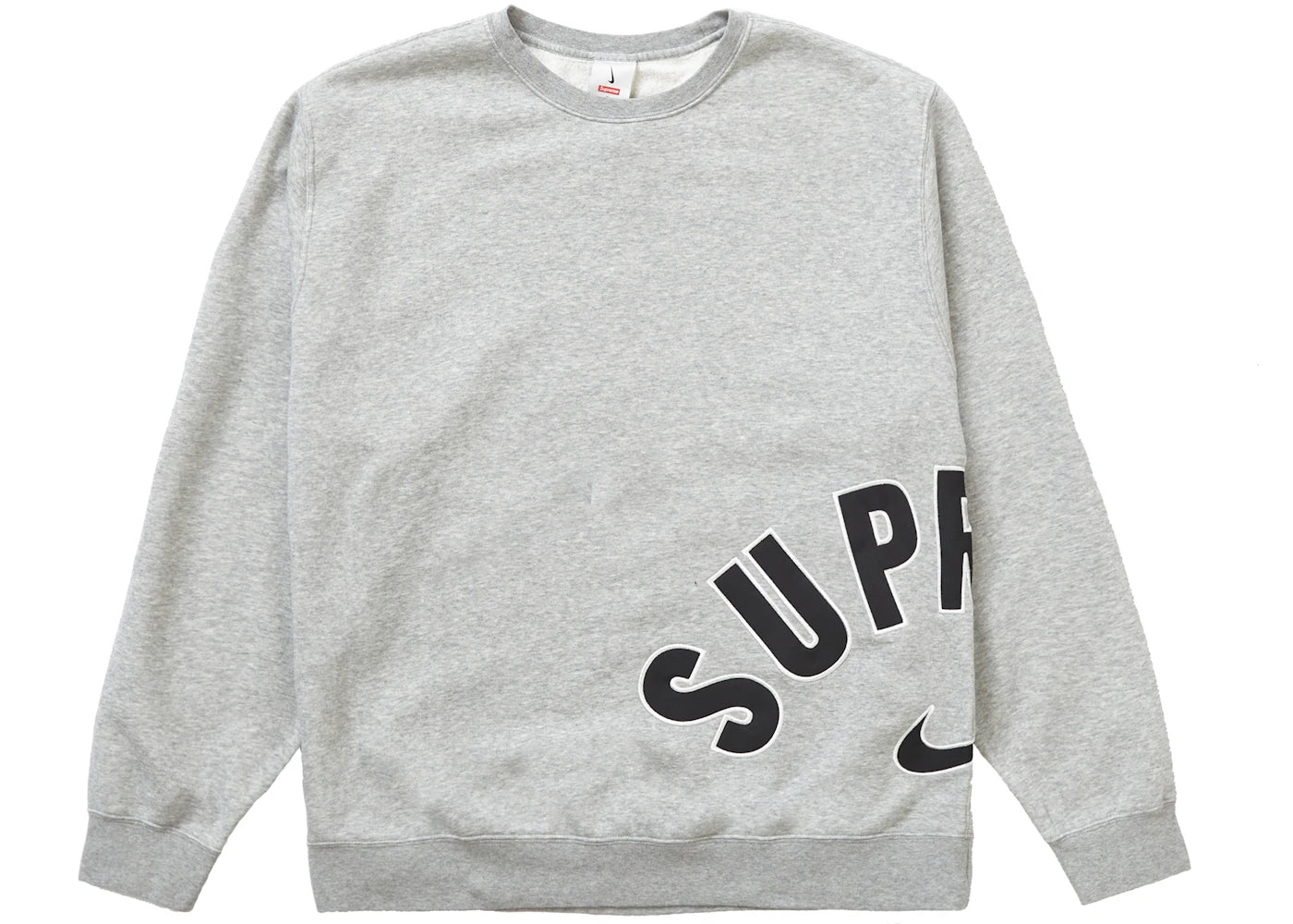 Supreme Nike Arc Crewneck Heather Grey - vue secondaire A