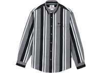 Supreme Nike Cotton Twill Shirt Black Stripe