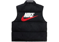 Supreme Nike Denim Puffer Vest Black