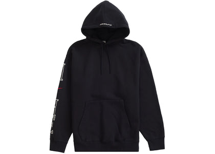 Supreme Nike Hooded Sweatshirt Black - apparel view 2