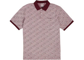Supreme Nike Jacquard Polo Burgundy