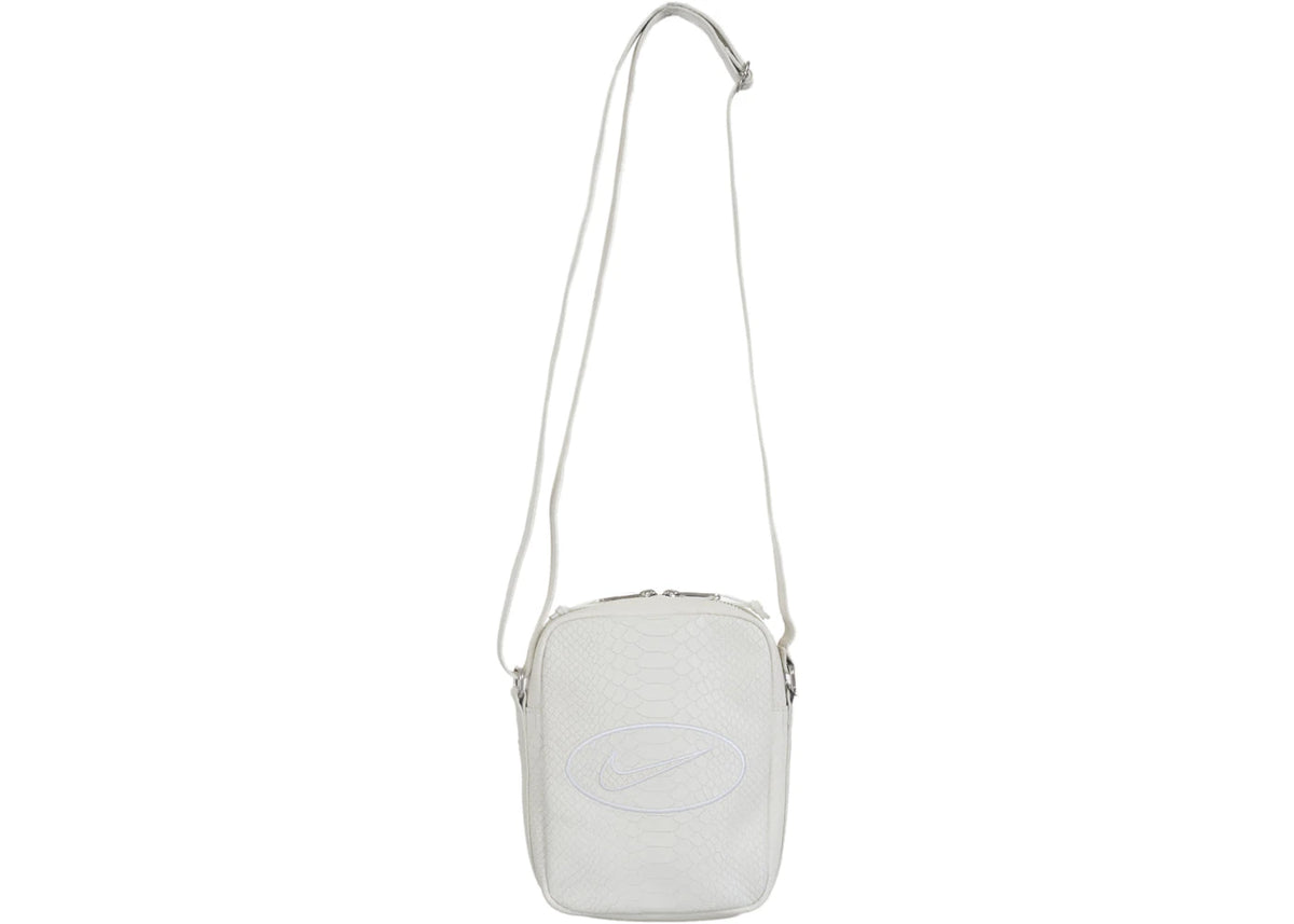 Supreme Nike Leather Shoulder Bag White - vue 360