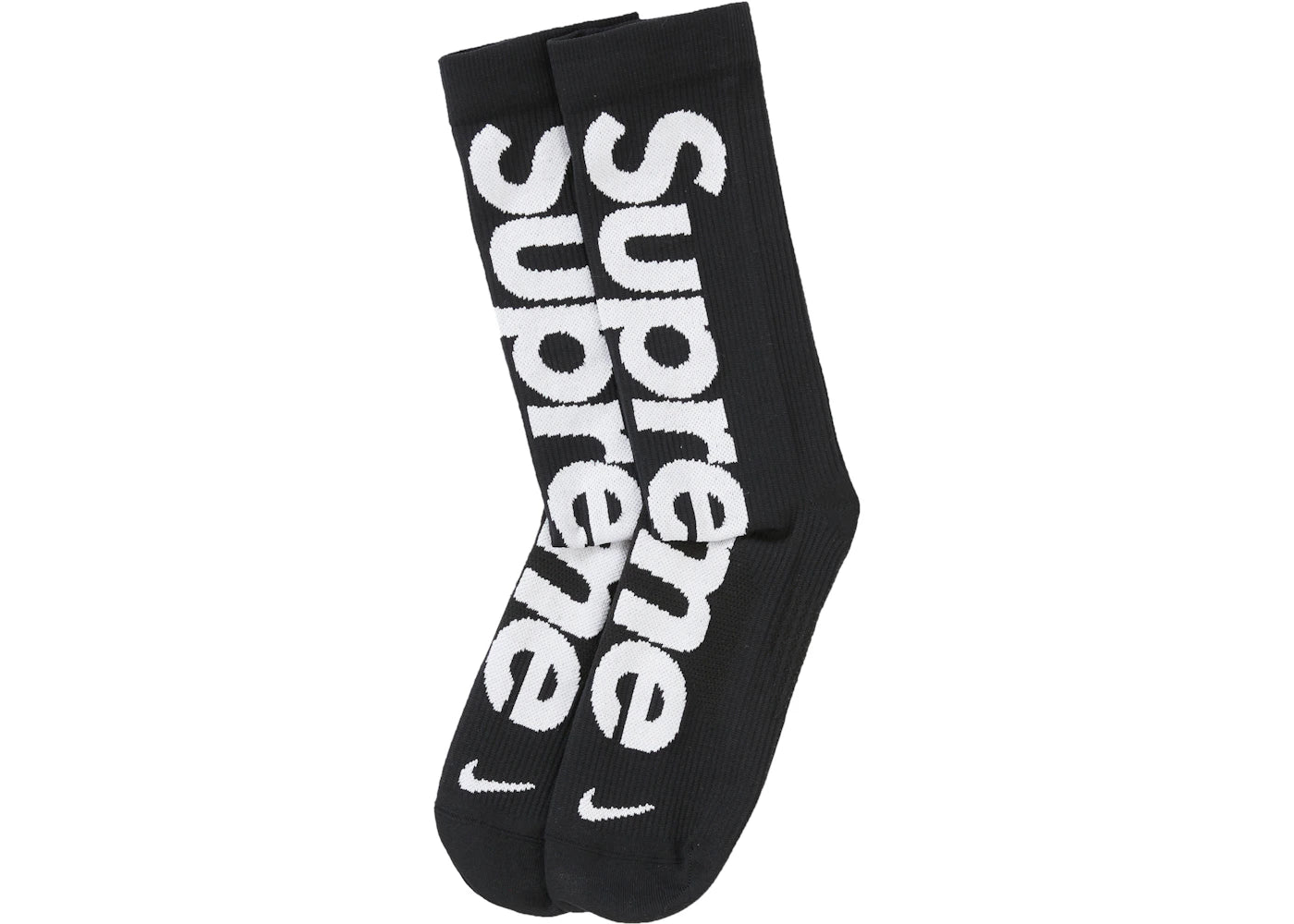 Supreme Nike Lightweight Crew Socks Black - vue 360