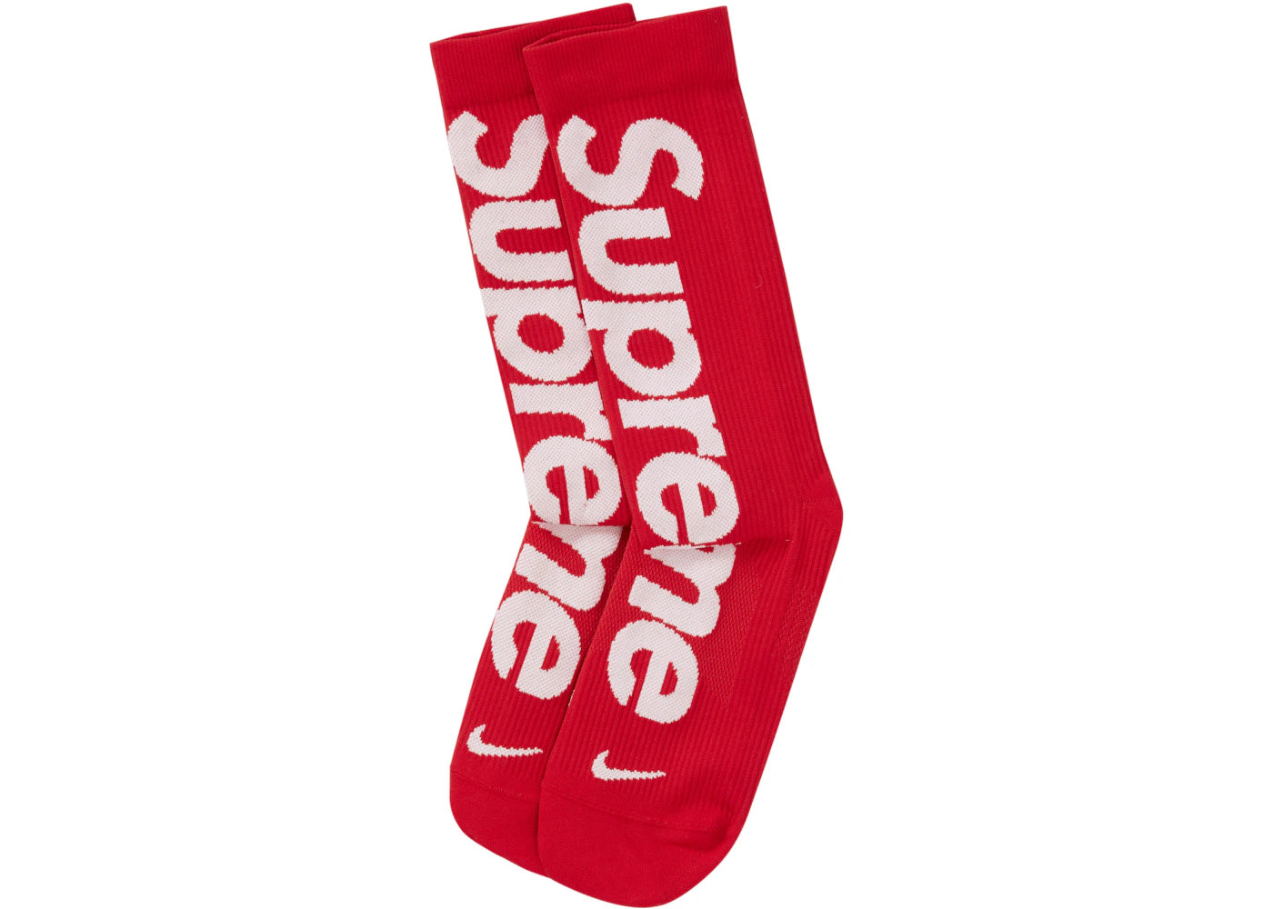Supreme Nike Lightweight Crew Socks Red - vue secondaire A