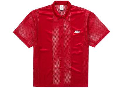 Supreme Nike Mesh S/S Shirt Red - apparel view 2
