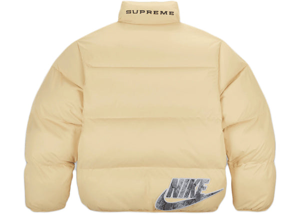 Supreme Nike Reversible Puffy Jacket Pale Yellow