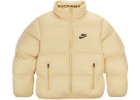 Supreme Nike Reversible Puffy Jacket Pale Yellow