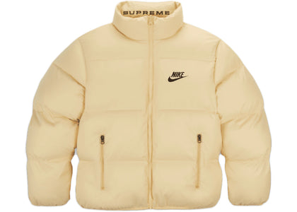 Supreme Nike Reversible Puffy Jacket Pale Yellow sneakers - authentic Supreme shoes