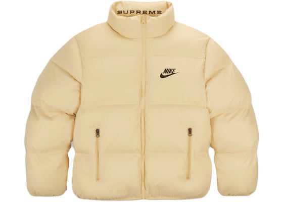 Supreme Nike Reversible Puffy Jacket Pale Yellow sneakers - authentic Supreme shoes
