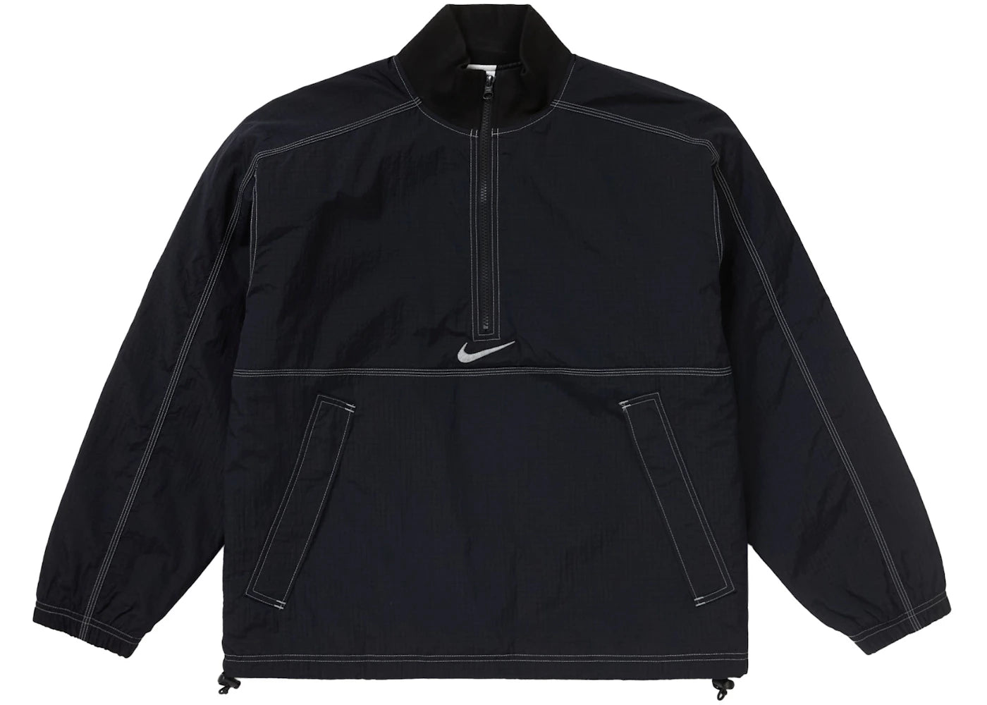 Supreme Nike Ripstop Pullover Black - vue secondaire A