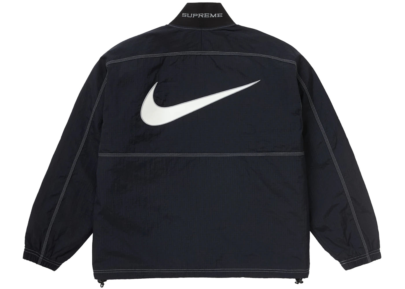 Supreme Nike Ripstop Pullover Black - vue 360