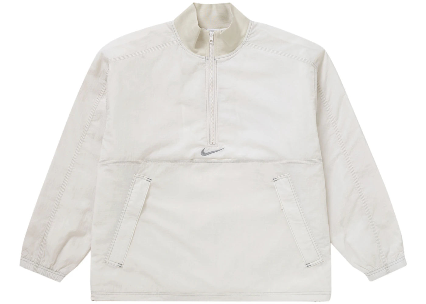 Supreme Nike Ripstop Pullover White - vue secondaire A