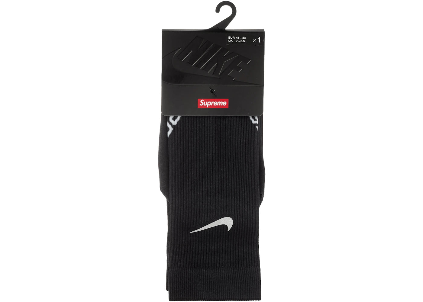 Supreme Nike Spark Crew Sock Black - vue secondaire B