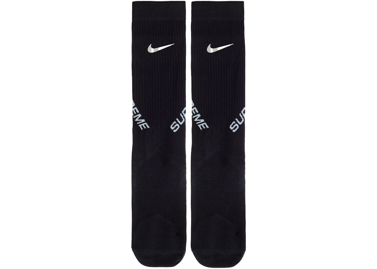 Supreme Nike Spark Crew Sock Black - vue 360
